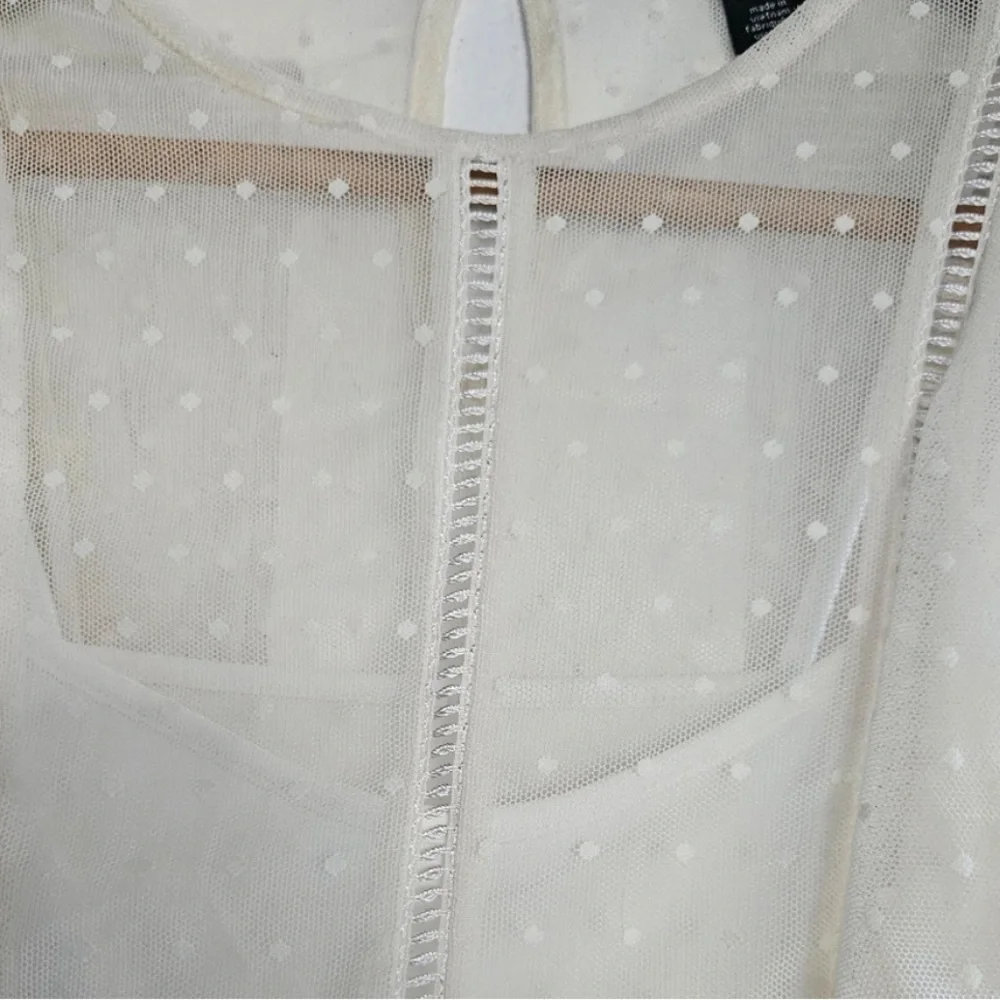 Halogen Women's Ivory Lace Blouse - Picture 5 of 9